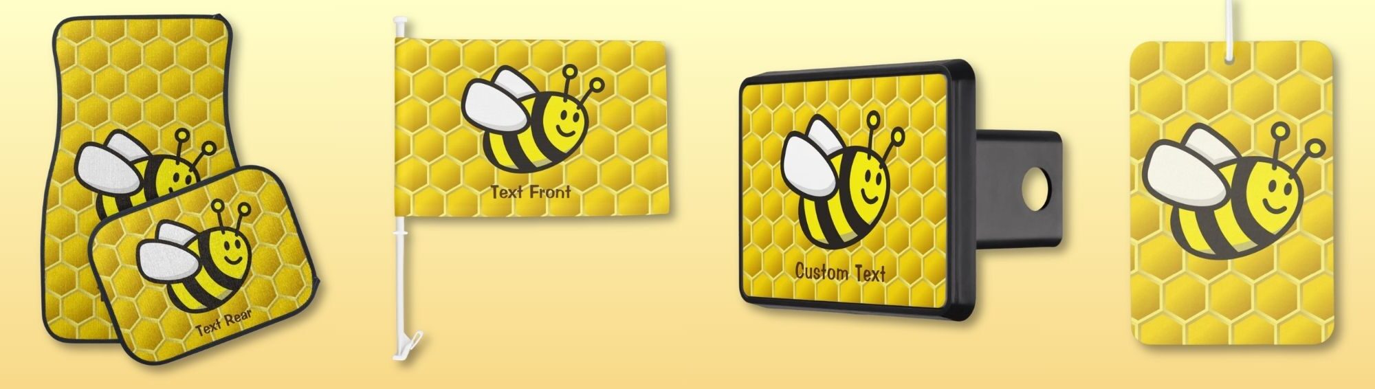 Honey Bee Cartoon Garage and Automotive Collection