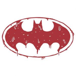 Batman | Oozing Red Bat Logo