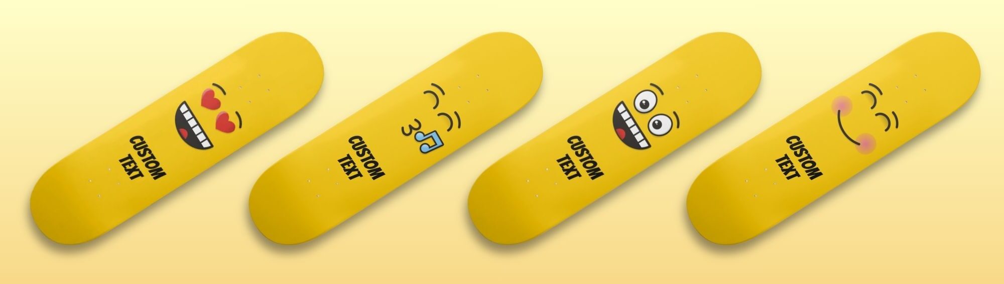 Emoji Skateboards Collection