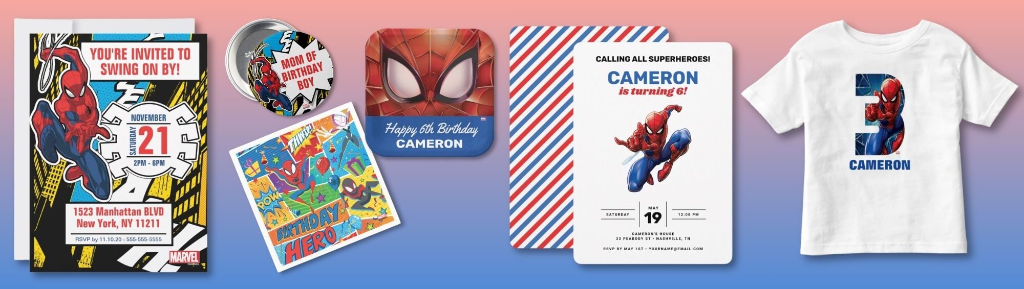 Spiderman Birthday