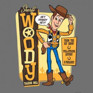 Vintage Sheriff Woody Doll Ad
