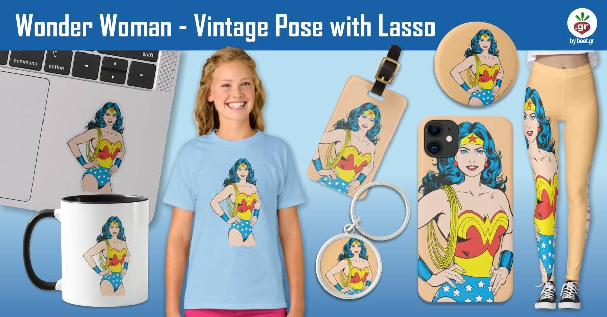 Wonder Woman | Vintage Pose with Lasso