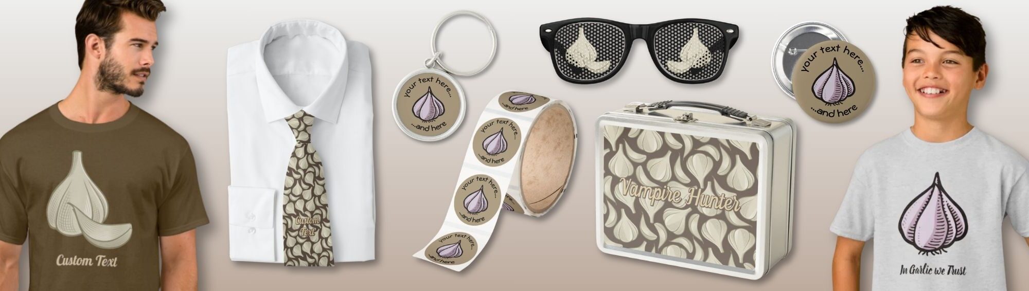 Garlic Woodcut Icon Men Accessories