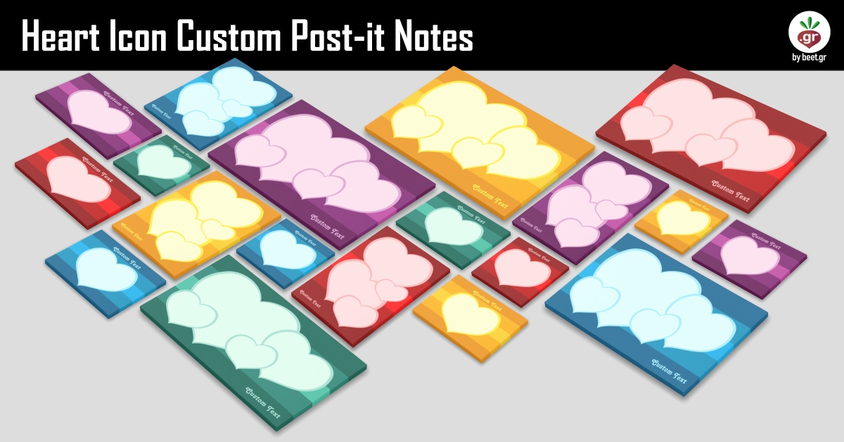 Heart Icon Post-it Notes