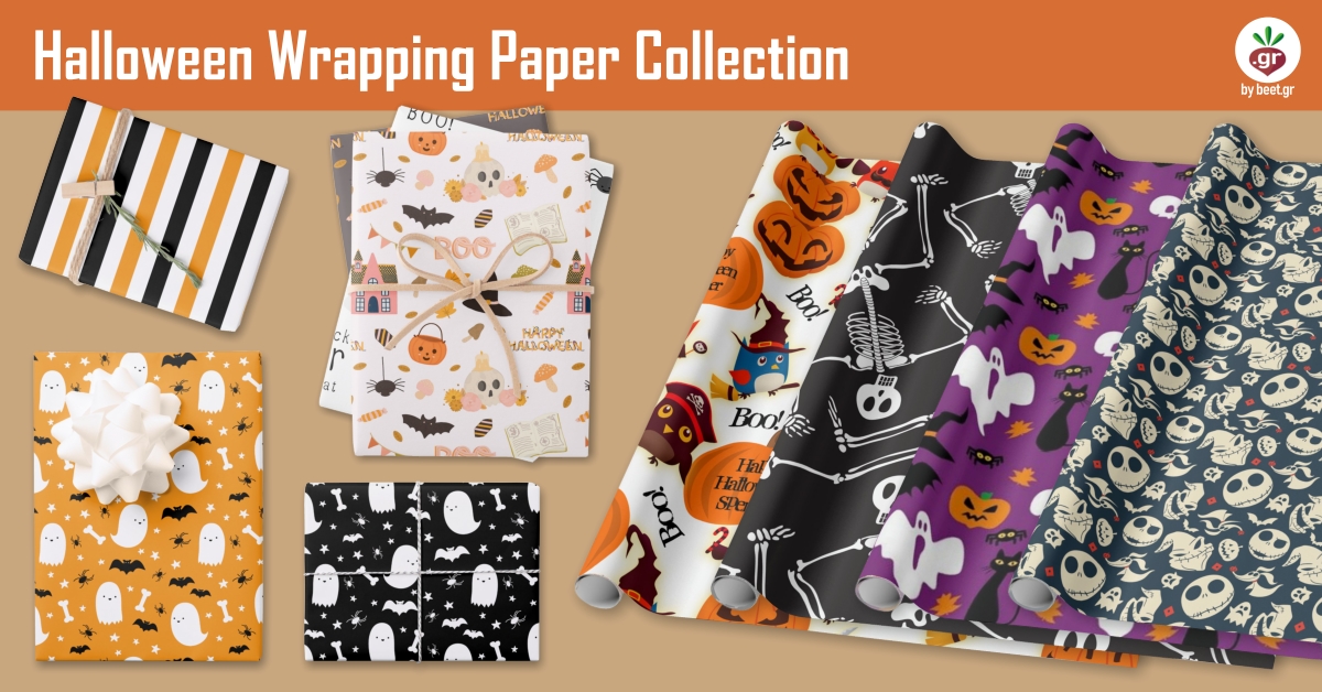 Halloween Gift Wrapping Paper