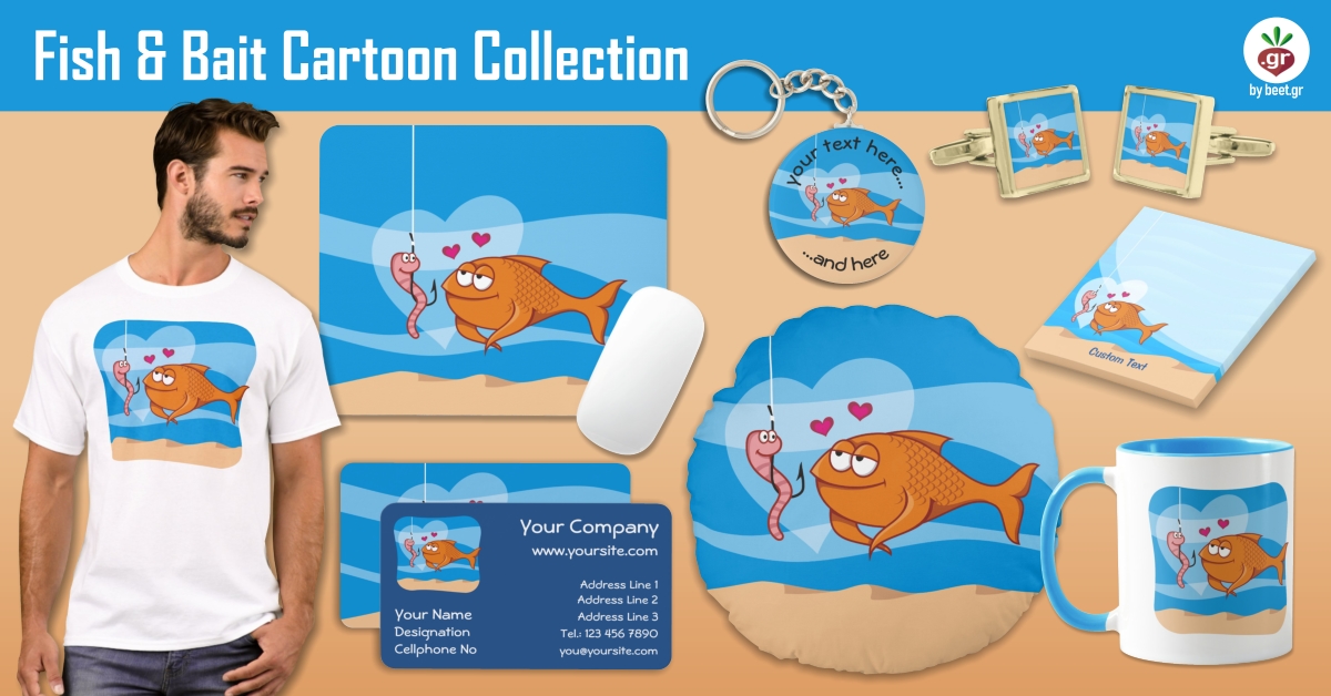 Fish and Bait Cartoon Collection