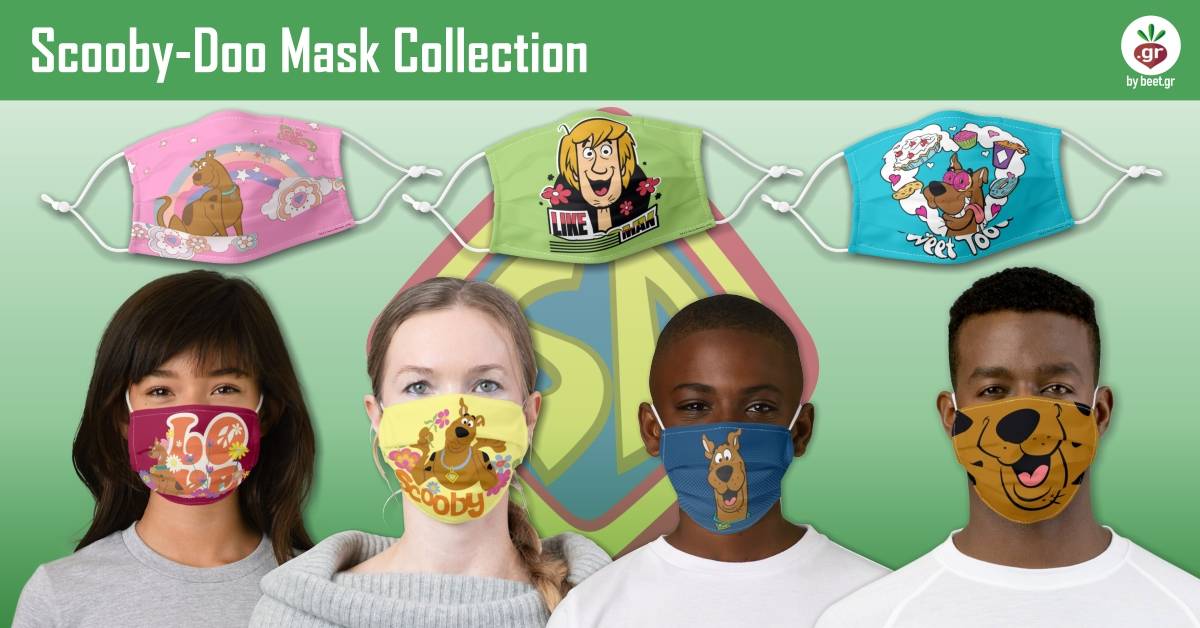 Scooby-Doo Face Masks