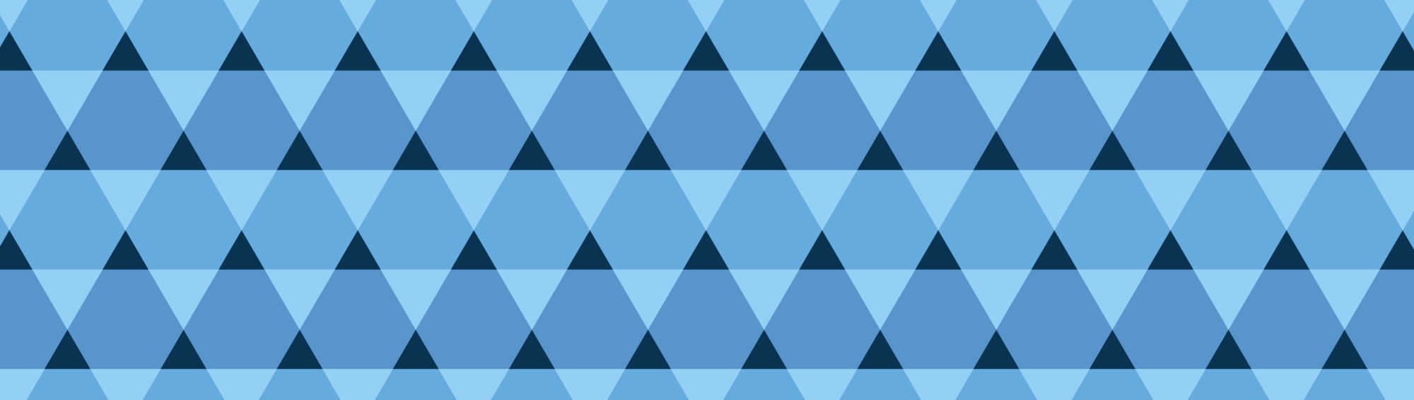 Blue Triangles Pattern