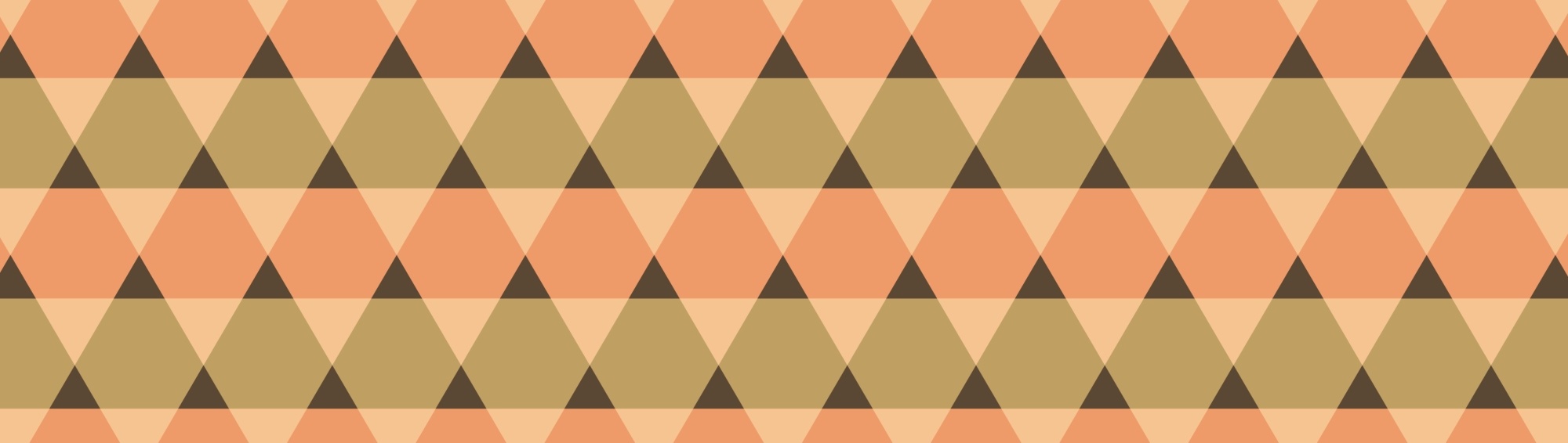 Brown Triangles Pattern
