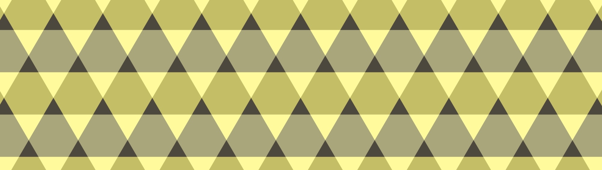 Yellow Triangles Pattern