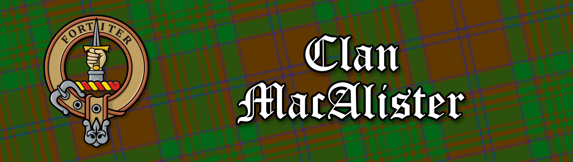 Clan MacAlister of Glenbarr Hunting Tartan Collection